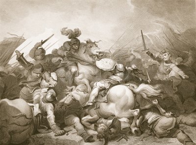 Battle of Bosworth Field (engraved by J. Thomson) by Philip James de Loutherbourg